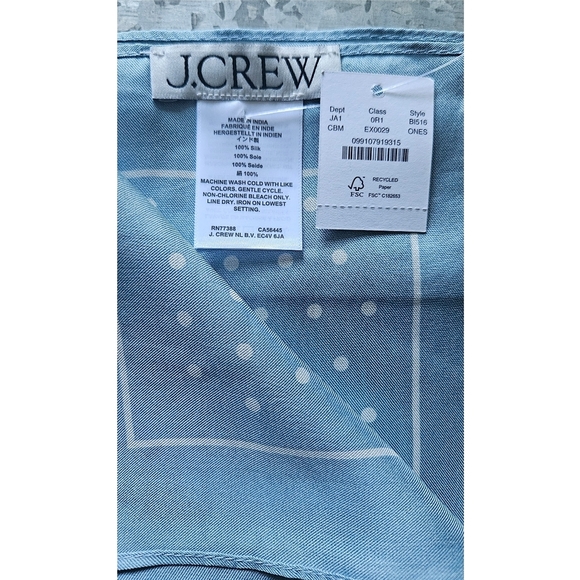 J. Crew Oversized Silk Bandana - Picture 3 of 3